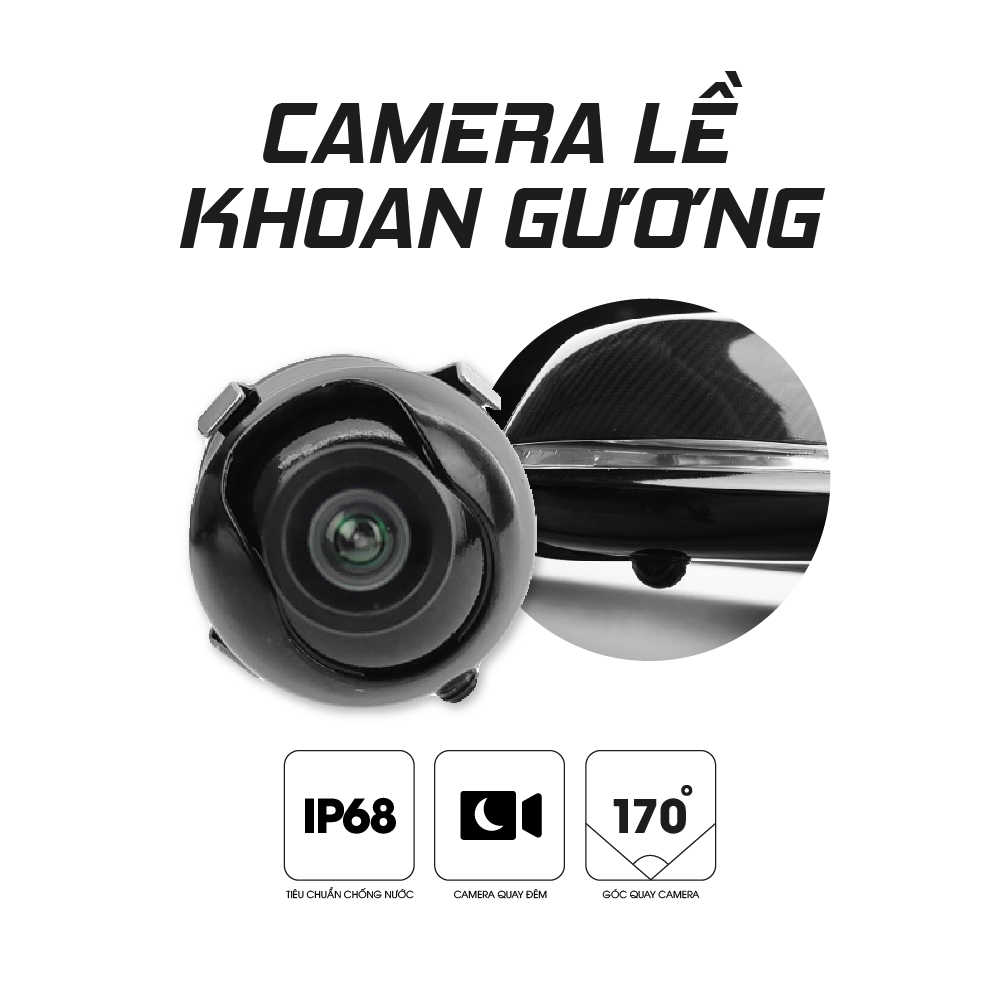 Camera lề khoan gương chống nước chuẩn IP68 – Quay video HD